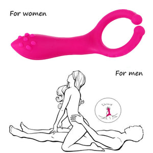 Men Women Silicone Prostate Massage Fitness Accessories Vibration Clip For Male Female G Spot Stimulation Vibrator