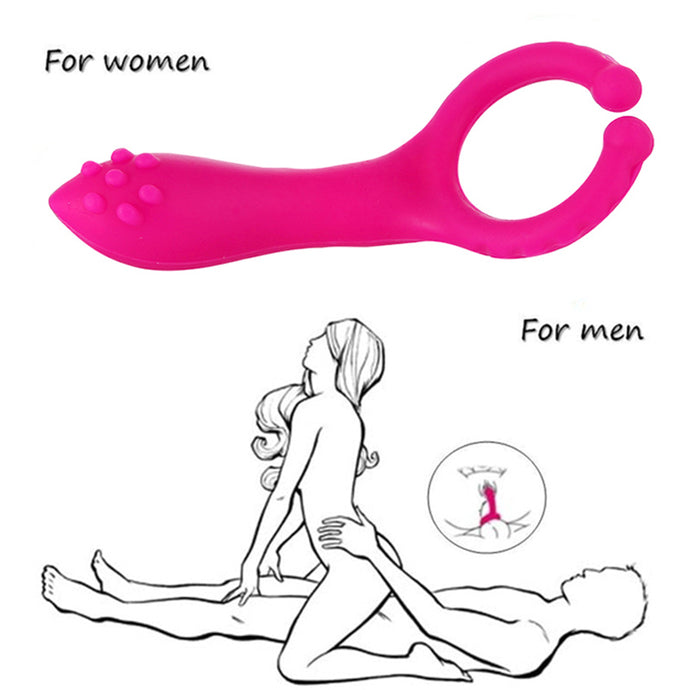 Men Women Silicone Prostate Massage Fitness Accessories Vibration Clip For Male Female G Spot Stimulation Vibrator